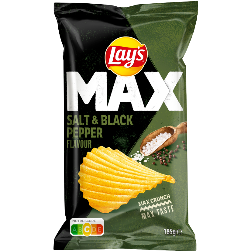 Lay's MAX Salt & Black Pepper